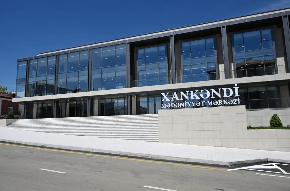 Prezident Xankəndi Mədəniyyət Mərkəzinin açılışında - Fotolar