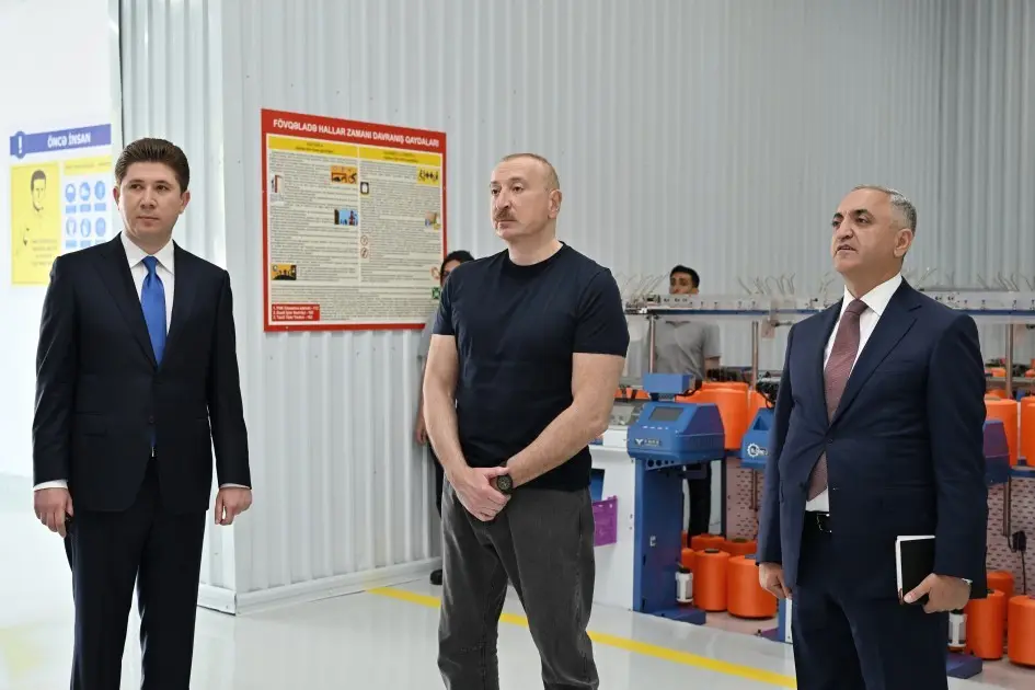 Xankəndidə iş əlcəkləri istehsalı müəssisəsinin açılışı oldu