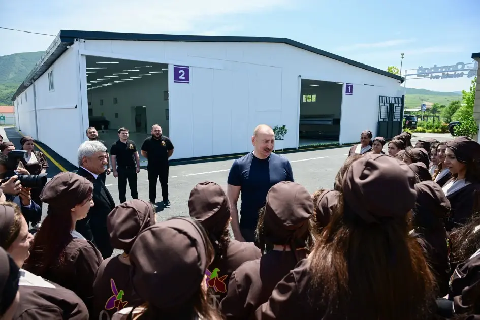 Xocalıda “Qarabağ Tekstil Evi” MMC istifadəyə verildi