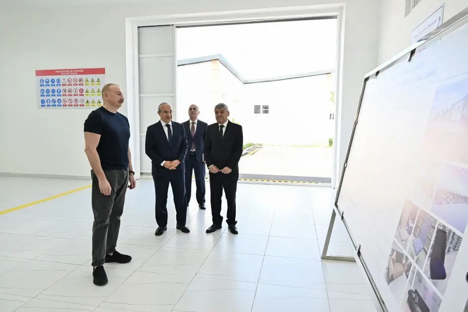 Xocalıda “Qarabağ Tekstil Evi” MMC istifadəyə verildi