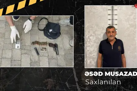 Üzərindən həm narkotik, həm də “Makarov” aşkarlandı - Həbs olundu