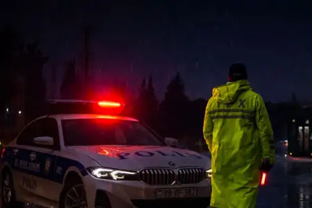 DYP sürücüləri yağışlı havada ehtiyatlı olmağa çağırdı