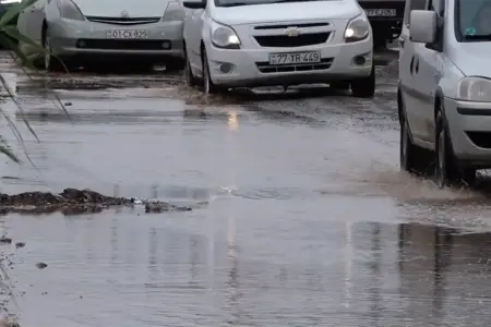 “Yol bərbad vəziyyətdədir, avtobus da, taksi də gəlmir” - Video