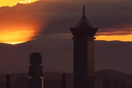 Gün batımı Bakını narıncıya boyadı – FOTOLAR