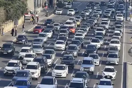 Bakıda bu yollarda sıxlıq var - SİYAHI