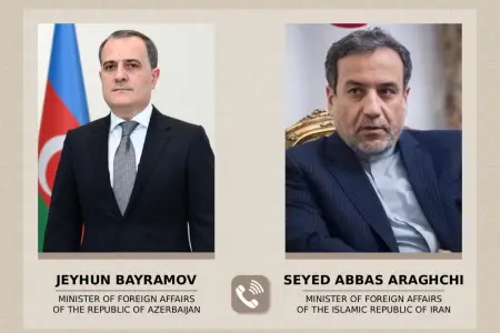 Bayramov ilə Əraqçi Yaxın Şərqdəki gərginliyi müzakirə etdilər