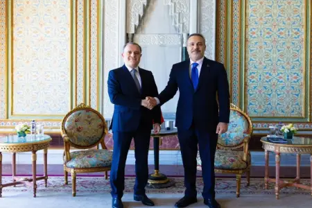 Ceyhun Bayramov Hakan Fidanla görüşdü
