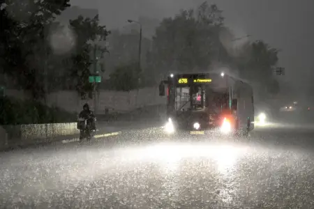 Moskvada güclü yağış fəsadlara yol açdı