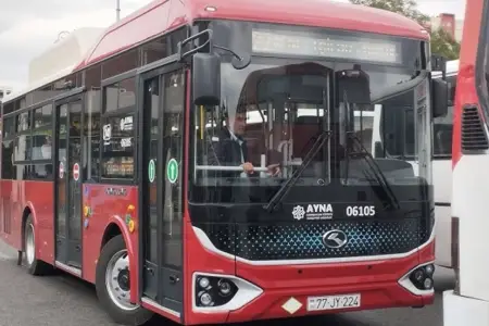 Bu xətdə avtobuslar yenilənir