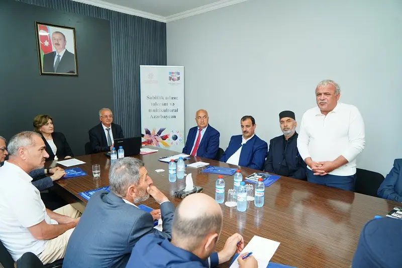 QHT Oğuzda “tolerant və multikultural Azərbaycan” mövzusunda tədbir keçirdi - FOTOLAR