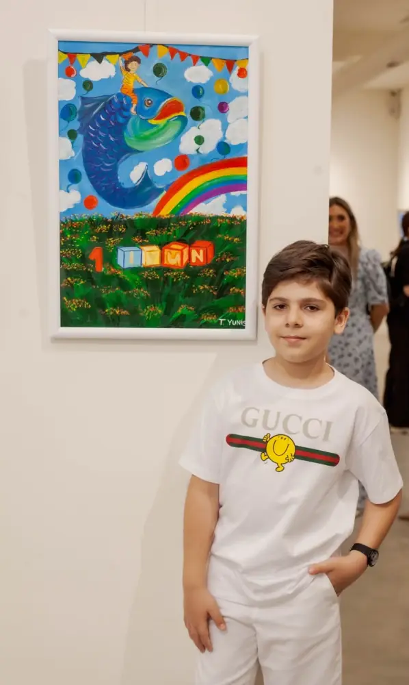 “İstedadın ilk addımları” sərgisi balaca rəssamların yaradıcılıq dünyasını təqdim etdi - FOTOLAR 