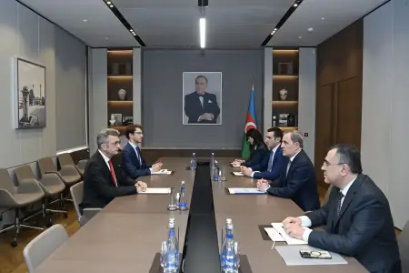 Ceyhun Bayramov diplomatik fəaliyyəti başa çatan Almaniya səfirini qəbul etdi