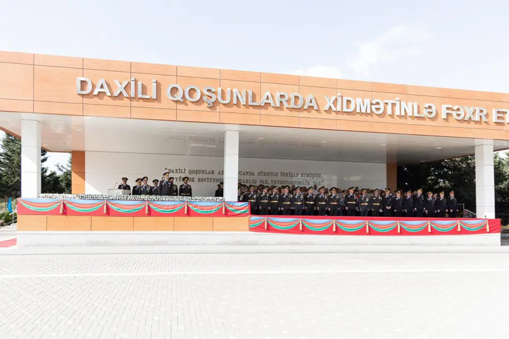 Vilayət Eyvazov DİN-in Hərbi İnstitutunda buraxılışa qatıldı - Fotolar