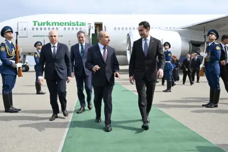 Türkmənistan Prezidenti Azərbaycana səfərə gəldi