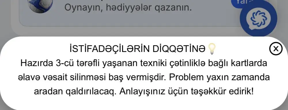 ABB kartlarında problem yarandı
