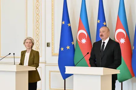 Prezident İlham Əliyev və Ursula fon der Lyayen mətbuata birgə bəyanatlarla çıxış etdilər – YENİLƏNDİ