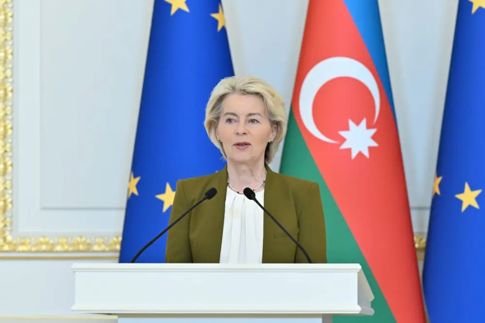 Prezident İlham Əliyev və Ursula fon der Lyayen mətbuata birgə bəyanatlarla çıxış etdilər – YENİLƏNDİ