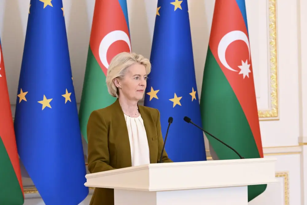 Prezident İlham Əliyev və Ursula fon der Lyayen mətbuata birgə bəyanatlarla çıxış etdilər – YENİLƏNDİ
