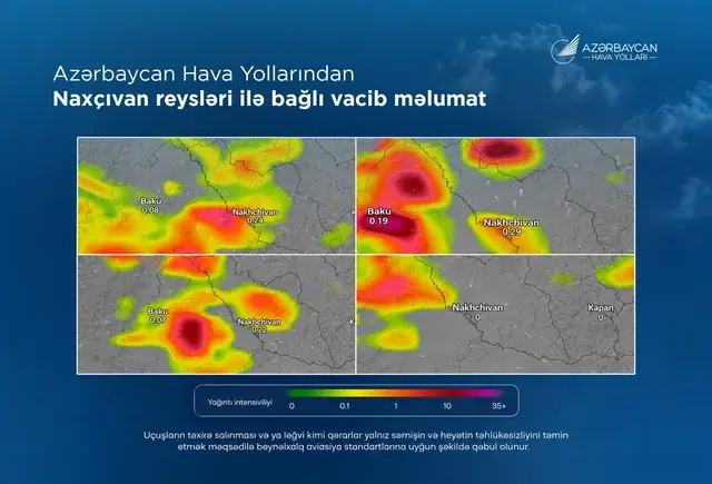 Bakı-Naxçıvan reysləri TƏXİRƏ SALINDI - SƏBƏB - FOTO