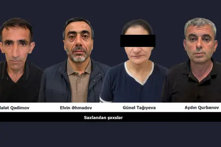 Nəsimidə 4 nəfərdən 70 kiloqram narkotik götürüldü - Video