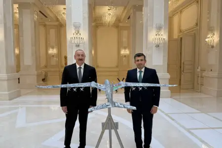 Prezident Bayraktarı qəbul etdi – FOTO