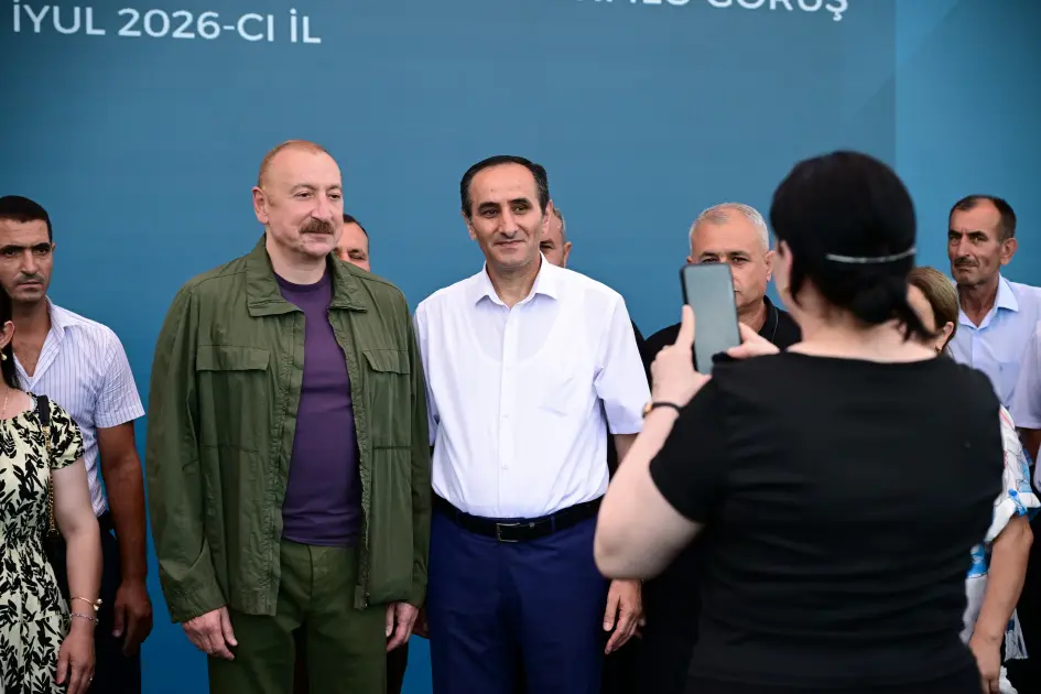 Prezident İlham Əliyev Xocavənd rayonunun Quzeyxırman kəndində oldu – FOTOLAR/YENİLƏNDİ
