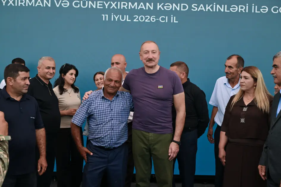 Prezident İlham Əliyev Xocavənd rayonunun Quzeyxırman kəndində oldu – FOTOLAR/YENİLƏNDİ