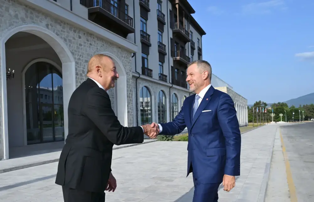 İlham Əliyevin adından Xankəndidə Slovakiya Prezidentinin şərəfinə rəsmi nahar verildi