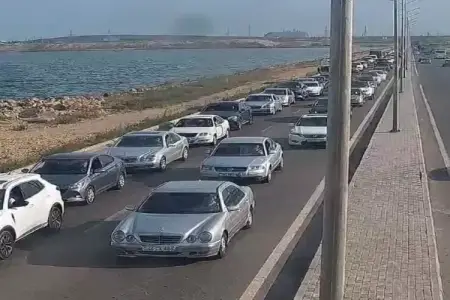 Bakıda bu yollarda sıxlıq var - SİYAHI