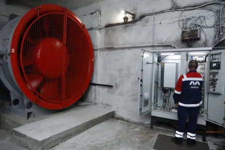 Bu stansiyalarda 6 yeni ventilyator quraşdırılıb