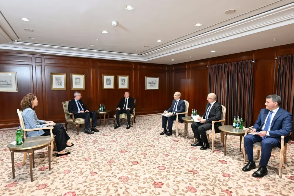 Prezident İlham Əliyev Mixael Harms ilə görüşdü