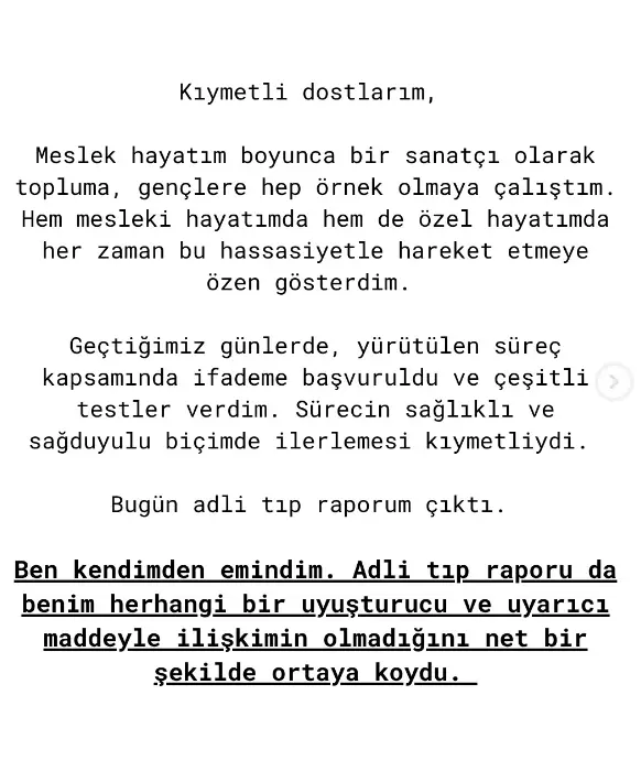 Narkotik araşdırmasında adı hallanan Sıladan ilk açıqlama