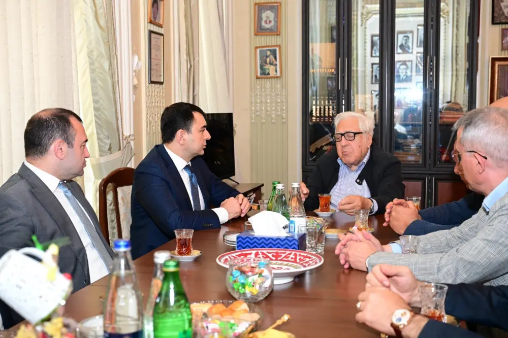 Mədəniyyət naziri Xalq yazıçısı Anarla görüşdü