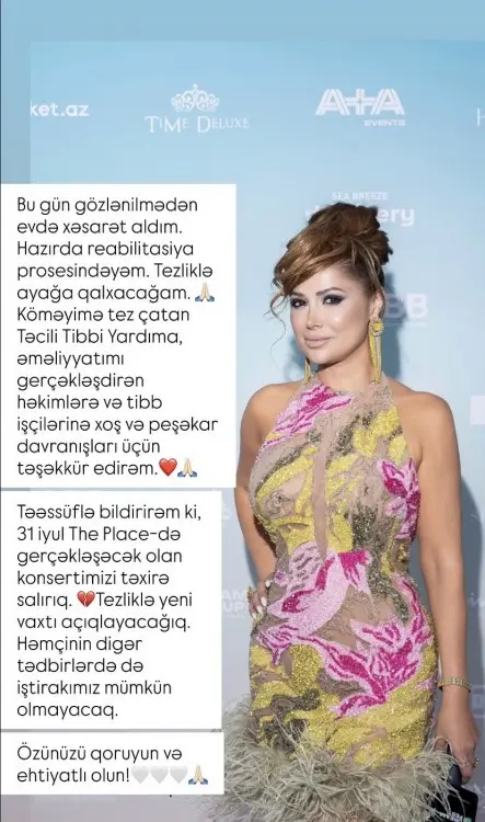 Nigar Camal təcili əməliyyat olundu