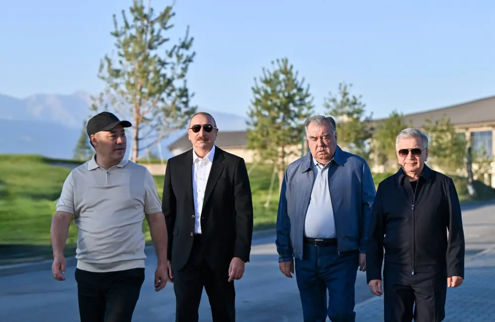 Prezident İlham Əliyev Çolpon-Ata şəhərində Qolf Klubun açılışında iştirak etdi – VİDEO