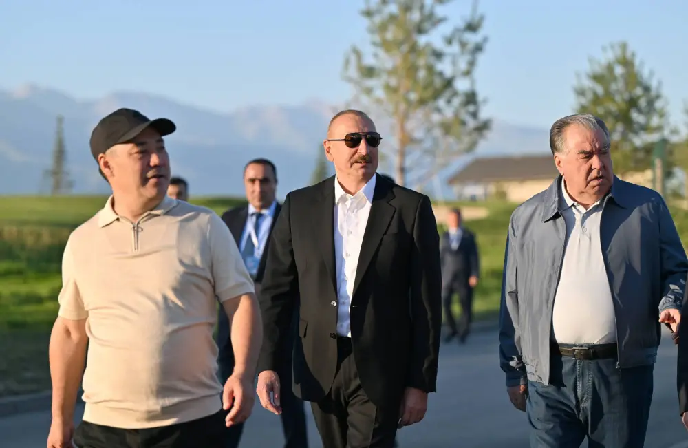 Prezident İlham Əliyev Çolpon-Ata şəhərində Qolf Klubun açılışında iştirak etdi – VİDEO