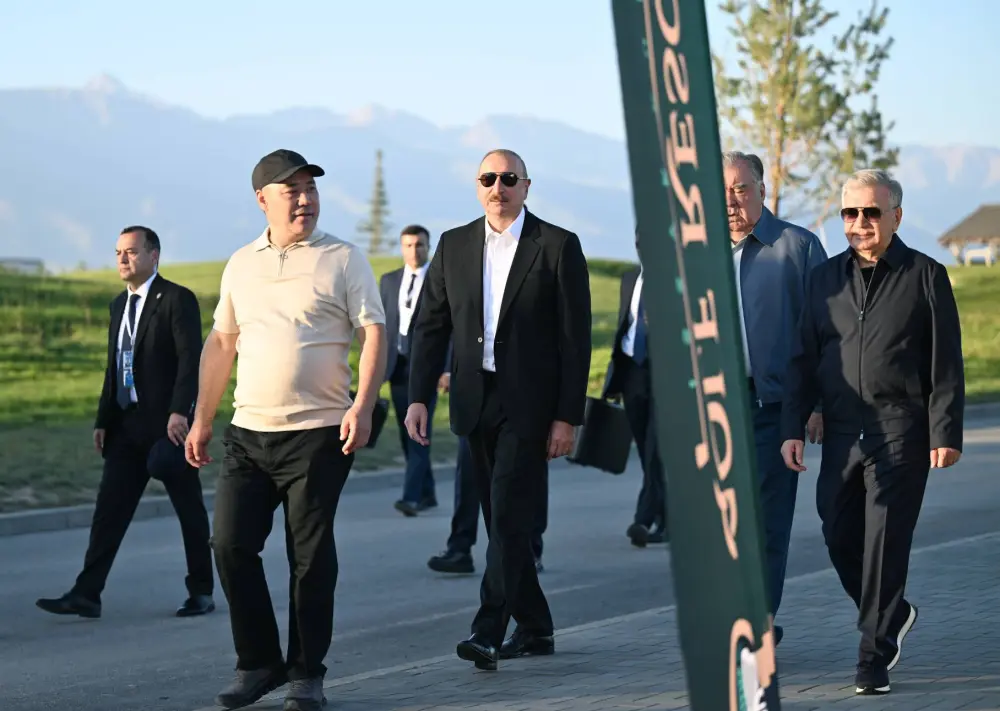 Prezident İlham Əliyev Çolpon-Ata şəhərində Qolf Klubun açılışında iştirak etdi – VİDEO