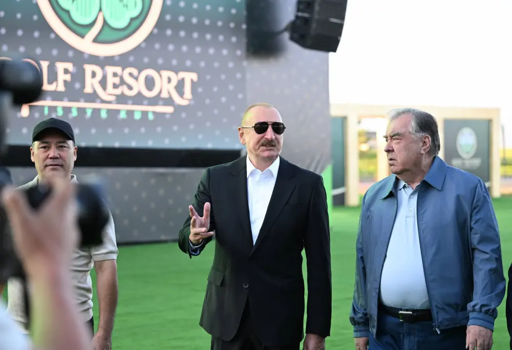 Prezident İlham Əliyev Çolpon-Ata şəhərində Qolf Klubun açılışında iştirak etdi – VİDEO