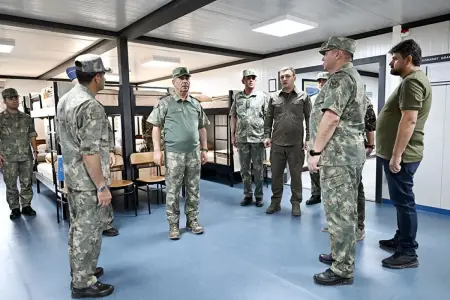 Zakir Həsənov yeni hərbi infrastrukturların açılışında - VİDEO