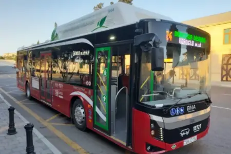 Bu avtobusun hərəkət sxemi müvəqqəti dəyişdirildi