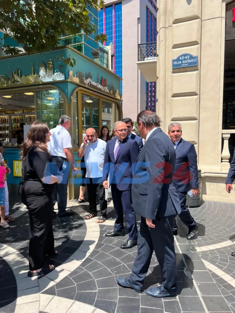 Vüqar Zeynalov hadisə yerinə GƏLDİ - FOTO