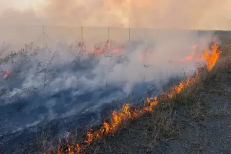 Cəbrayılda iki kənddə yanğın oldu