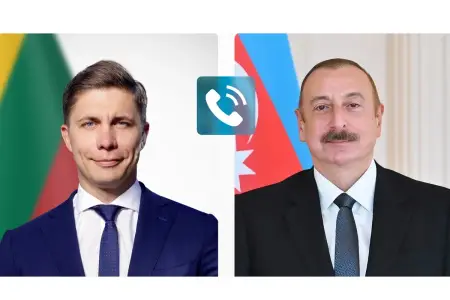 Litvanın Baş naziri İlham Əliyevə zəng etdi