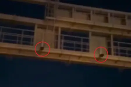 Aeroport yolunda yeni radar quraşdırıldı - Arxadan çəkir - Video