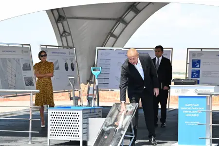 Prezident Naxçıvan Sənaye Parkının təməlini qoydu