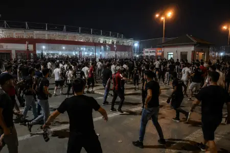 "Sabah" və "Orhus" azarkeşləri arasında baş vermiş İNSİDENTİN GÖRÜNTÜLƏRİ - VİDEO