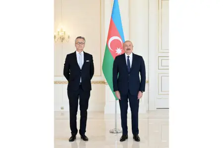 Prezident Almaniyanın yeni səfirini qəbul etdi