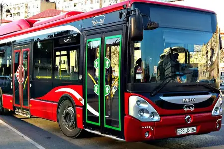 Bakıda bu avtobusun hərəkət sxemi dəyişdirildi