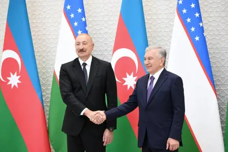 Şavkat Mirziyoyev "Heydər Əliyev" ordeni ilə təltif edildi