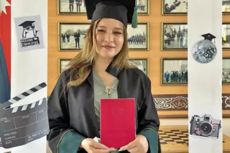 Şəhid anası da tələbə adını qazandı - Foto